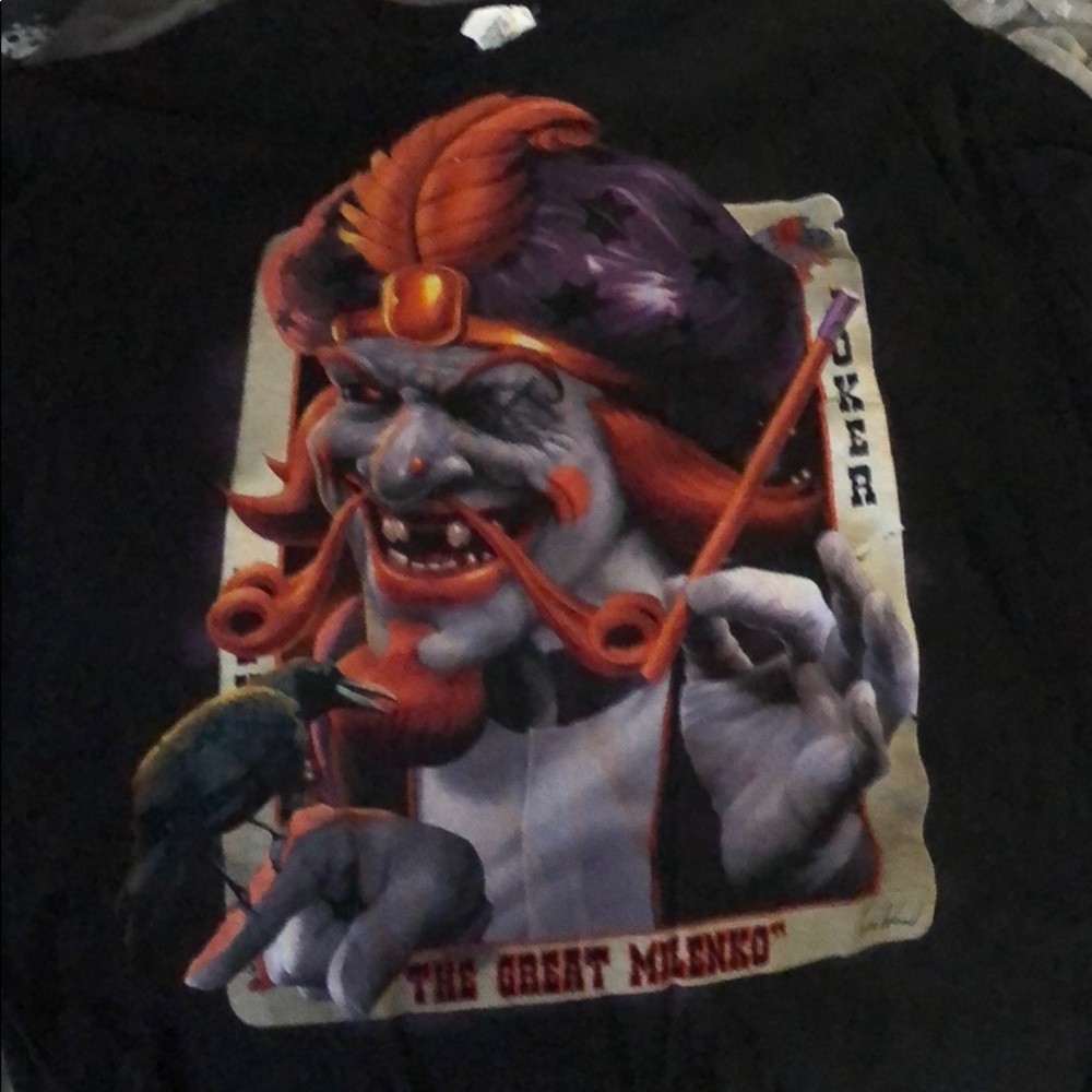Orig Insane Clown Posse Milenko joker card shirt
